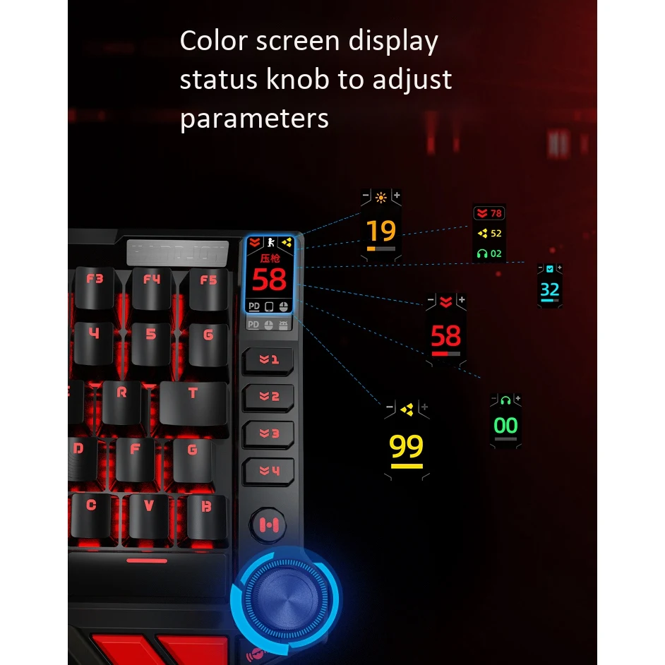 Проводной 35 ключей с помощью одной руки клавиатура PUBG конвертер адаптер Мышь