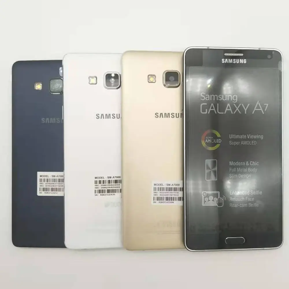 Samsung A7 Восстановленный оригинальный Galaxy A7000 4G телефон Восьмиядерный 1080P 5 'ཉ.0MP 2