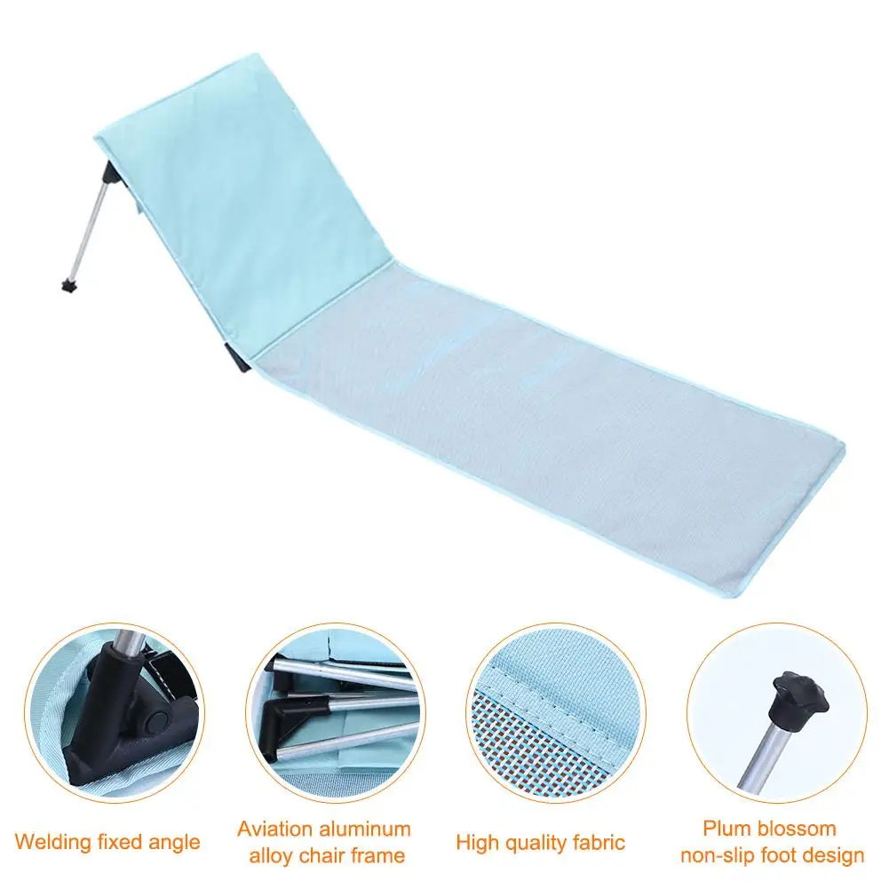 en Ucuz Plaj Mat şezlong Plaj Açık Kamp Katlanır Sandalye Taşınabilir Hafif şezlong Kamp Plaj Festivali Piknik