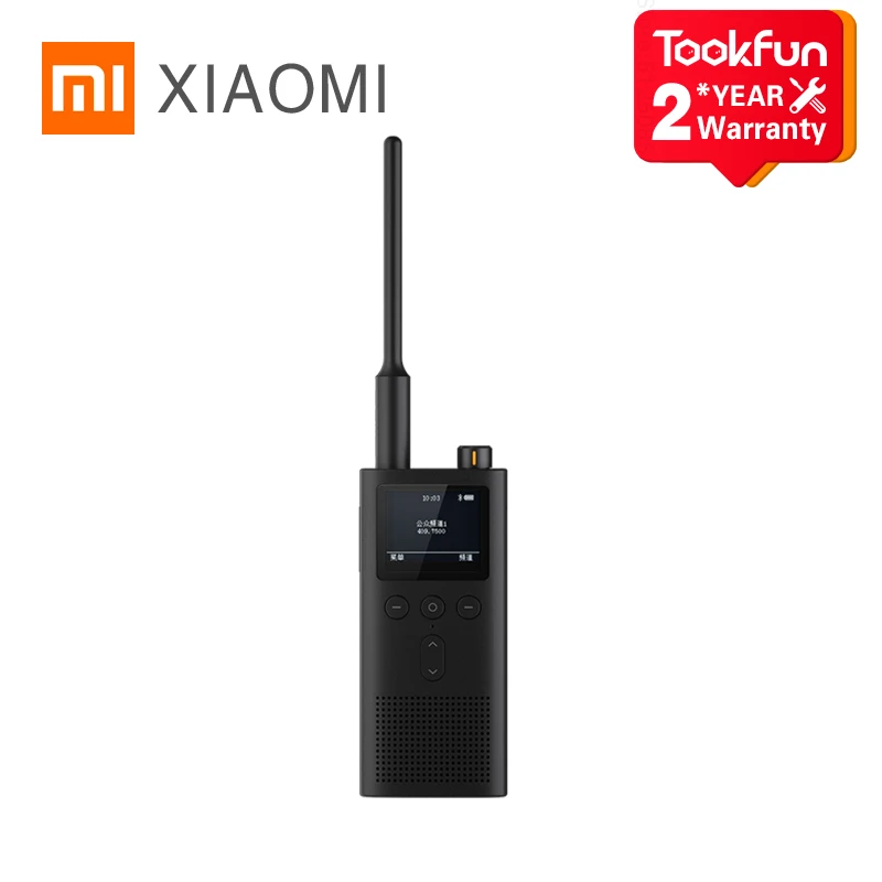 

Xiaomi Mijia Walkie Talkie 2 Smart Handheld Location Share With FM Radio Speaker Smart Phone APP Control Fast Team Talk Outdoor