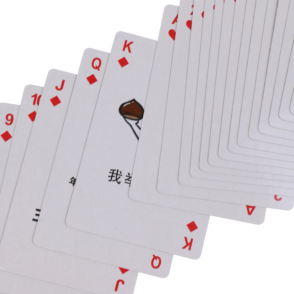 54 шт. забавные изображения игральные карты покер набор вечерние Poker игры