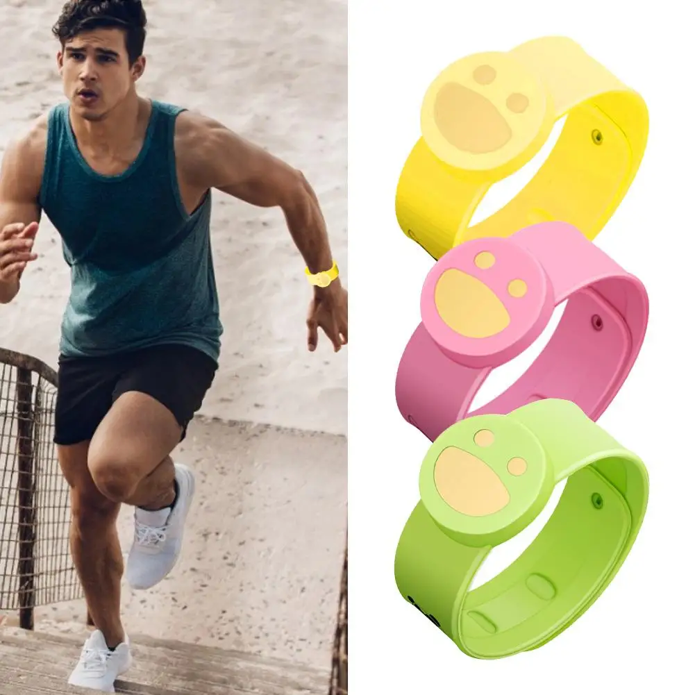 1 шт. детский силиконовый браслет против комаров|Уход за ногтями| |