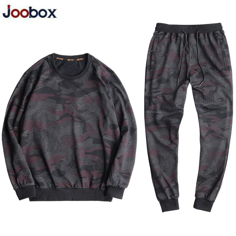 Мужской спортивный костюм негабаритный камуфляжный на осень L-9XL | Мужская одежда