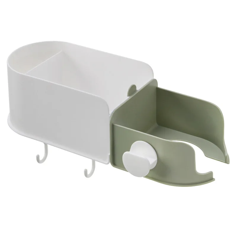 Настенный органайзер для ванной комнаты держатель зубной щетки без перфорации