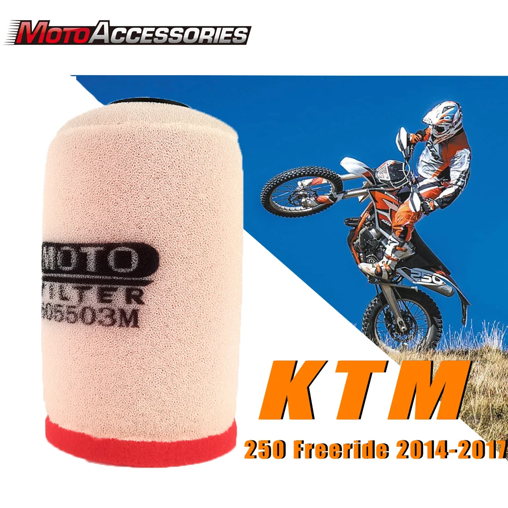 

Foam Air Filter KTM EXC 250R Freeride Oil Filters Replacement For KTM Exc Motorcycle Ktms 250R Freeride Motocycles Accessories