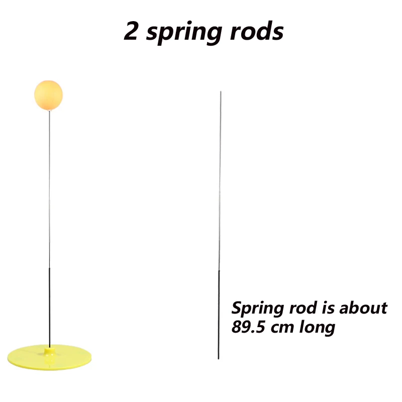 Portable Table Tennis Trainer Soft Shaft Training Machine Exercise Kid Adult Ping Pong Practice Fitness Accessories | Спорт и