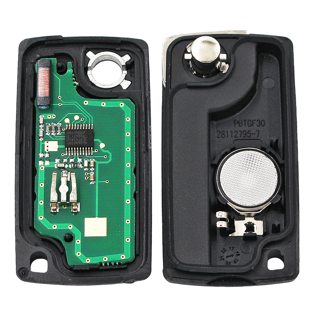 Ключ для автомобиля дистанционный ключ с 2 кнопками 433 МГц чип ID46 Peugeot 307 Citroen CE0536