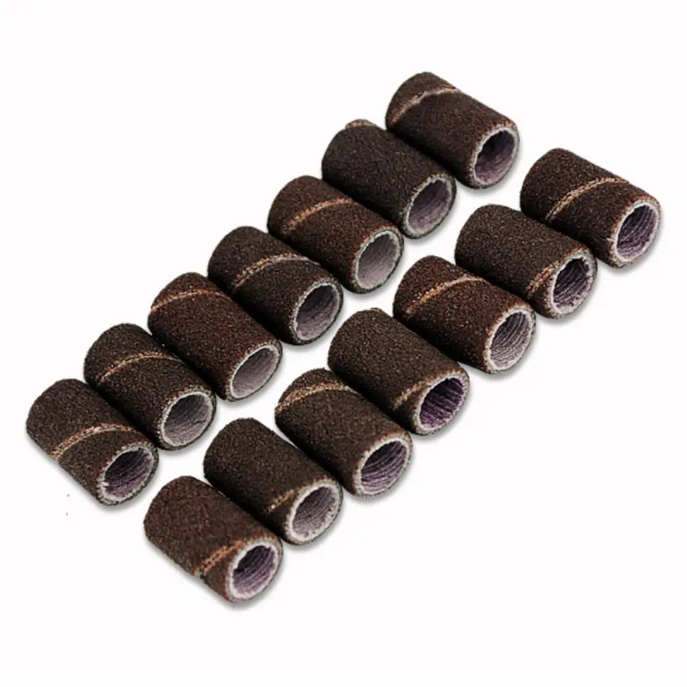 200 шт. аксессуары для Dremel 80 120 180 зернистость ногтей шлифовальные ленты пилочка для средство для снятия УФ гель-лака электрическая машина сверла барабанная лента