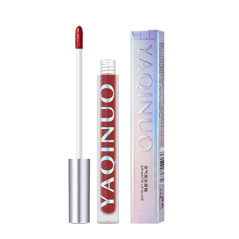 

1Pcs Lip Glaze Lipstick Matte Waterproof Long-Lasting Moisturizing Brighten Skin Tone 5 Colors Non-Stick Cup Beauty Lip Makeup