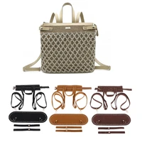 3xset womens leather handbag parts diy knitting bag handbag making accessories