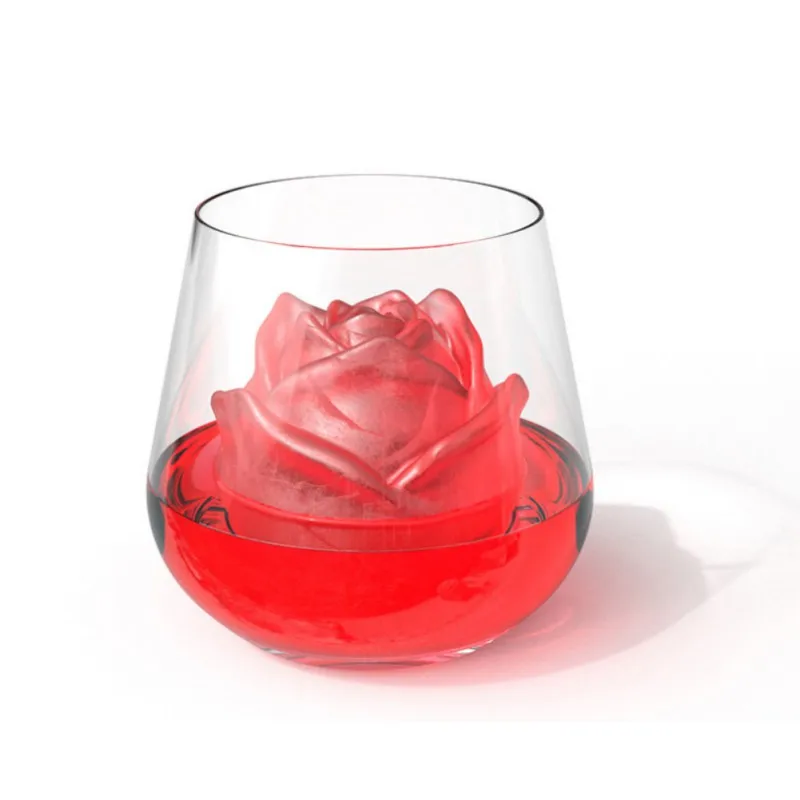 

Rose Ice Mold Silicone Trays Whiskey Ice Ball Maker Molds Maker With Funnel