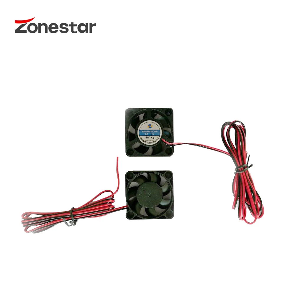 ZONESTAR Экструдер Охлаждающий Вентилятор 40X40X10 мм DC12V Текущий 0.12A 3D Аксессуары Для