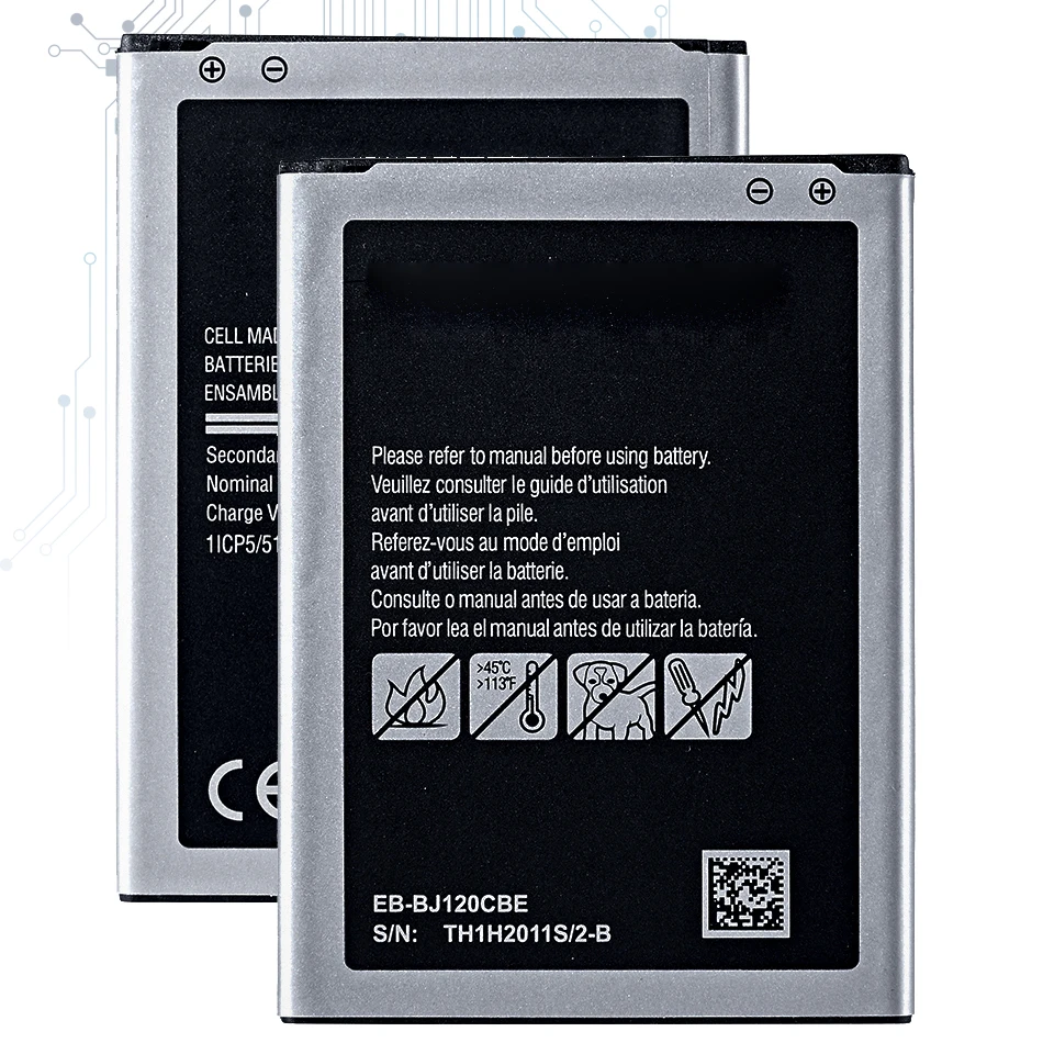 Аккумулятор для Samsung Galaxy Nexus S Prime GT/A1 A2 A3 2015 2016 2017/J1 Ace 3g Duos/J2 Win 2 Duos Edition SM J120F/A/T A310F/M/Y |