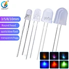 1000 шт.пакет 3 мм 5 мм 8 мм 10 мм Rgb 2 контакта регулятор скорости 