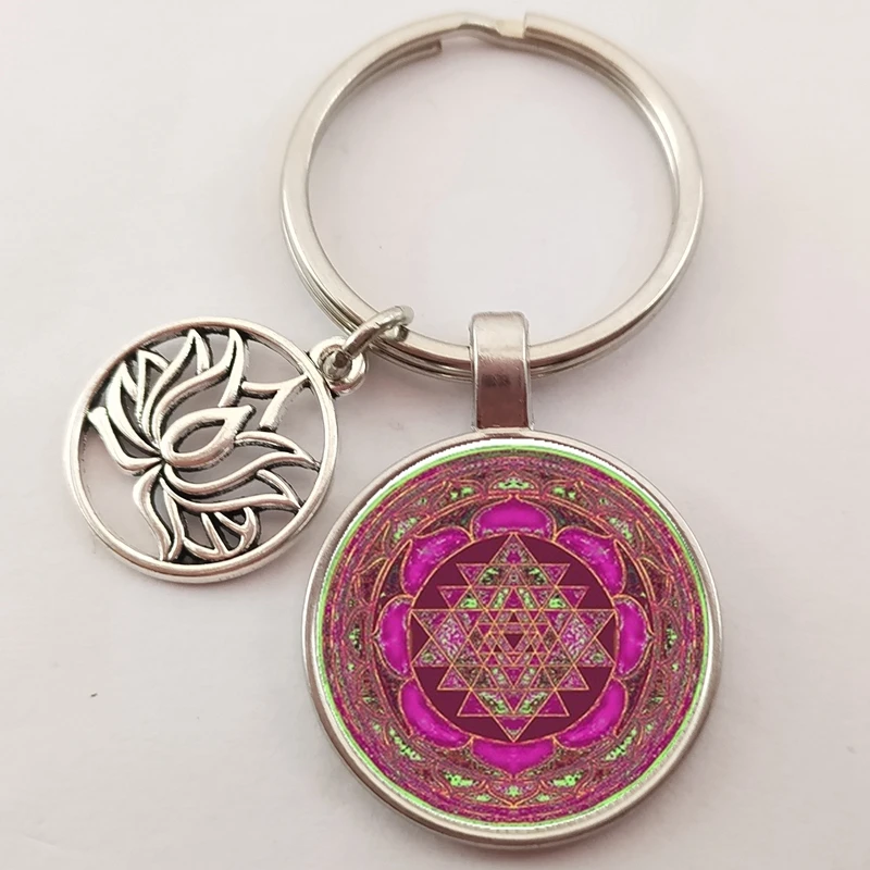 Новый цветок мандалы брелок жизнь классический буддист Сакральная геометрия