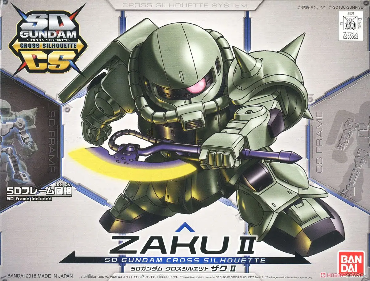 BANDAI Сборная модель SDCS 04 BB Warrior Green Zaku массовое производство green ZAKU SD короткий
