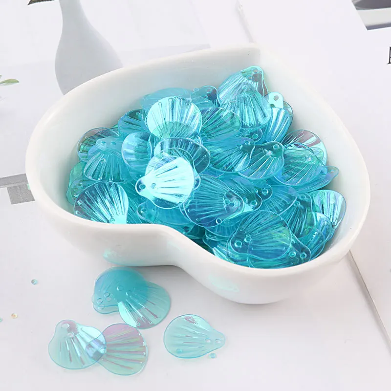 13mm Sea Shell Sequins PVC Loose Sequins Paillette Sewing Craft For Wedding Decoration Garment Dress Shoe Caps DIY Accessory - Цвет: Антикварная медь