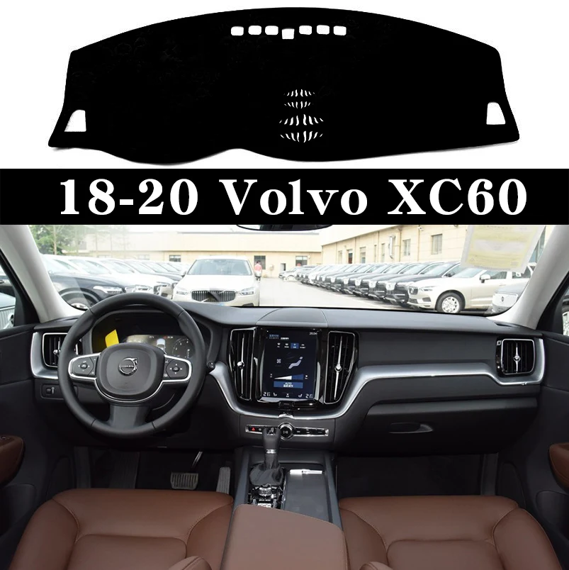 

For 18 19 20 Volvo XC60 instrument panel Mat Dashboard ranger Dashboard Anti Slip Anti Cover Pad