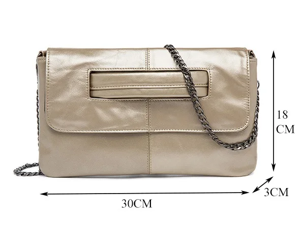 Женский клатч из натуральной кожи NIGEDU роскошная дизайнерская сумка мессенджер