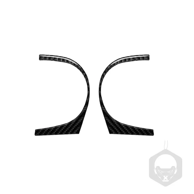 Углеродного волокна двери автомобиля Панель подстаканник рамка накладка