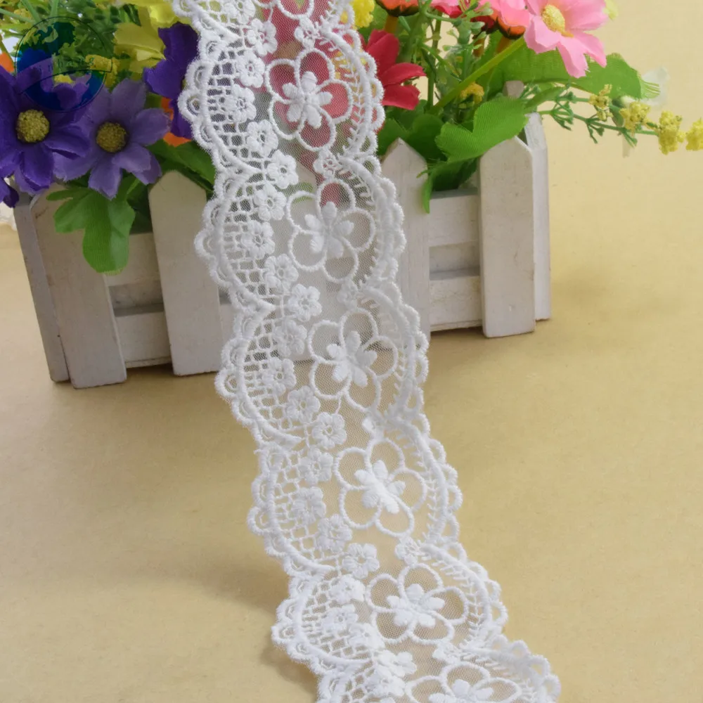 Хлопковая вышивка кружево строчка свадебное украшение сделай сам куклы