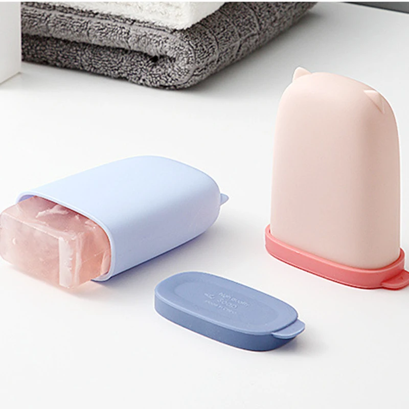 

Portable Small Soap Box Sealed And Leak-Proof Personal Care Travel Supplies Soap Box Travel Essential Small Soap Soapbox Tools