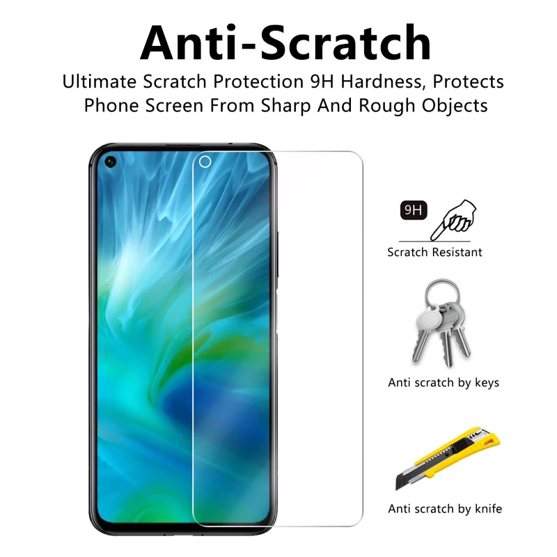 3 pcs for huawei nova 5t 5z 5i pro 2i 3 3i 6 7 se 7i glass protective screen protector on nova5t nova5 5 t t5 tempered glas film free global shipping