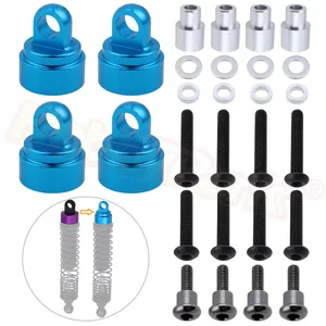 Алюминиевые амортизирующие колпачки (внутренняя резьба 12 мм) для автомобилей с дистанционным управлением по шкале 110, гусеничных грузовиков