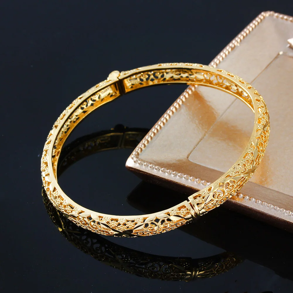 Исламские мусульманские модные золотые роскошные женские браслеты Ближний