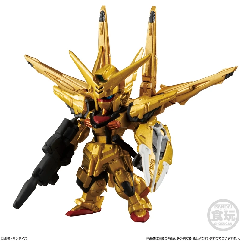 Bandai FW конфеты игрушки Gundam конвергент Золотой набор рассвет флэш Золотая герси