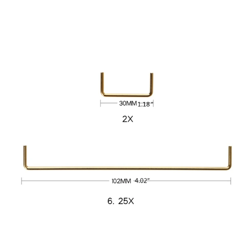 

Transparent Gold Plated Screw-in V2 Stabilizer for Mechanical Keyboard