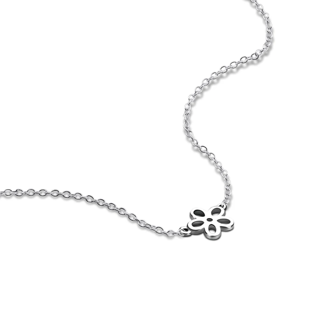 Женское ожерелье из серебра 100% пробы с подвеской в виде сливы | Украшения и