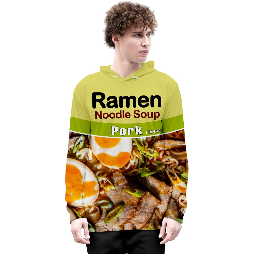 

Japanese Ramen Hoodie Sweatshirt Noodle Soup Harajuku Hoodies Boys and Girls Hoodie Pullovers Full Sleeve Casual Clothing Style