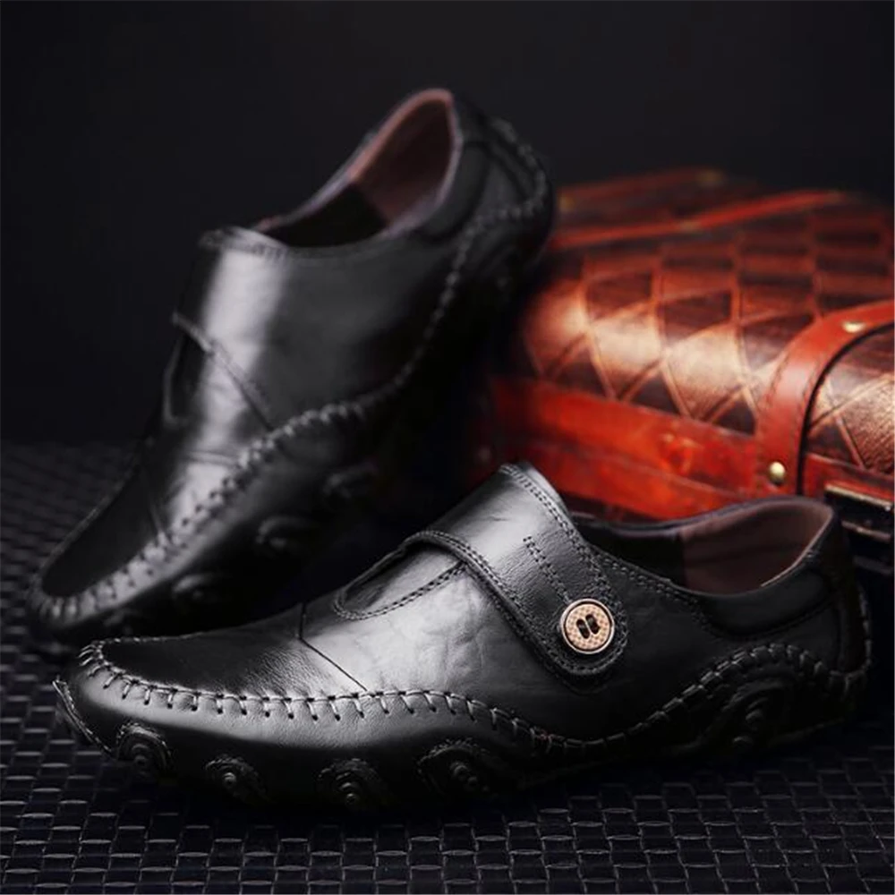 Мужская обувь из натуральной кожи мужские повседневные водонепроницаемые