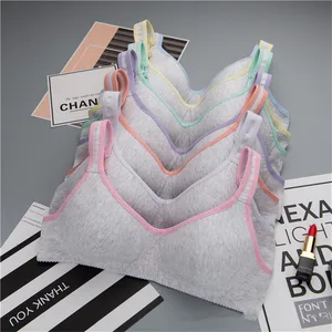 Бюстгальтер Детский хлопковый, однотонный, для девочек 12-18 лет