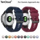 Силиконовый ремешок для наручных часов Garmin подход S62 S60, ремешок для Fenix 655 plus Forerunner 745 935 945 LTE, сменный Браслет