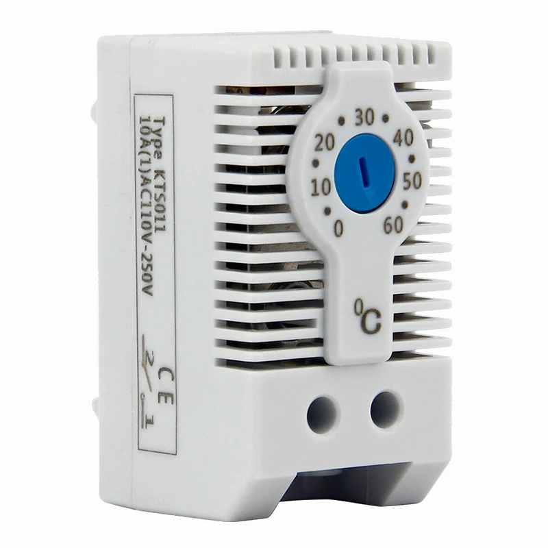 

NEW-KTS011 нормально открытый регулируемый механический Температура контроллер термостат для кухонного шкафа, din-рейка, используется для охлаж...