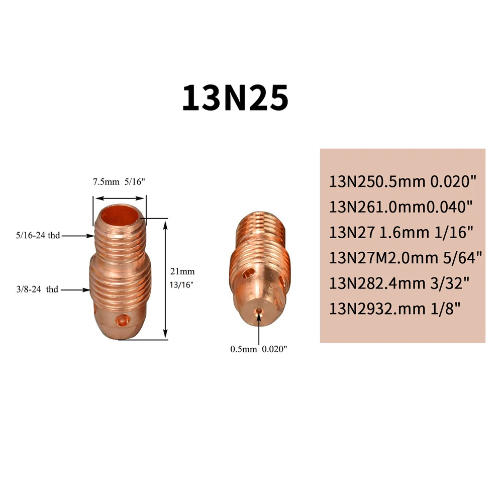 

Welder TIG Welding Torch Collet Body Nozzle Kit Size for WP-9/20/25 Welding Torch Pyrex Glass Cup Spares Kit Accessories 46pcs