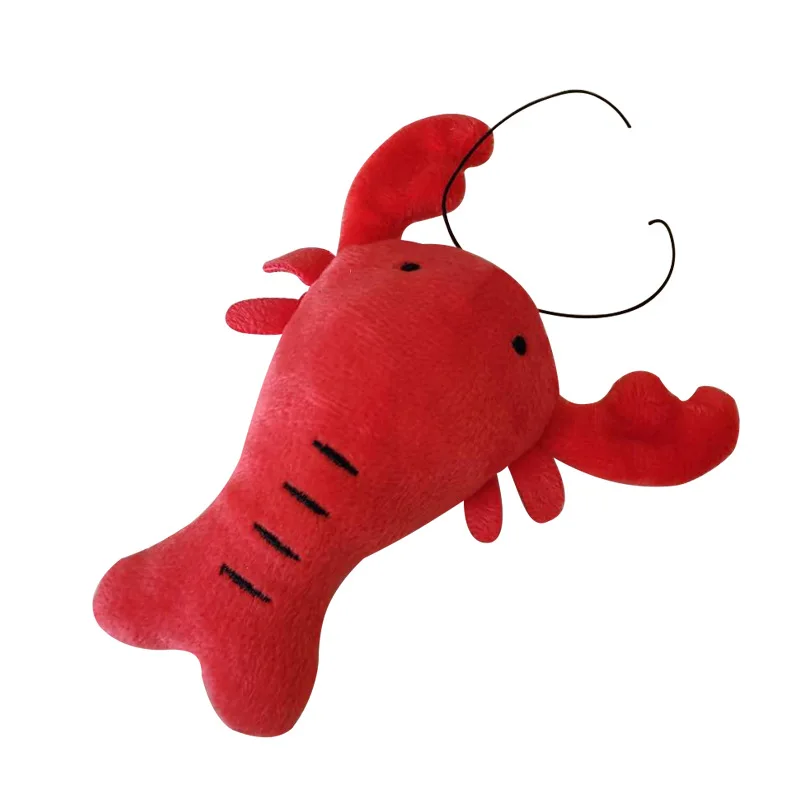 

New pet dog plush voice bite resistant dog toy crayfish
