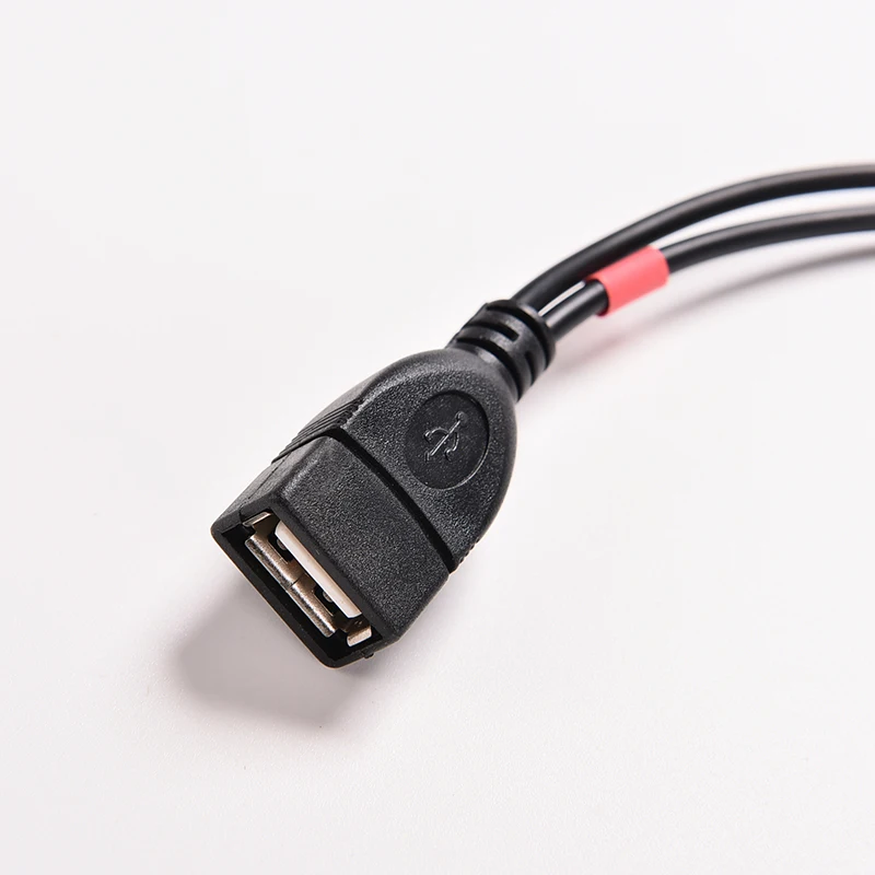 

1PC 30cm USB Y Splitter for 2.5" HDD USB 2.0 1 Female Power Enhancer to 2 Male USB Data Charge Cable Adapter Extension Cord