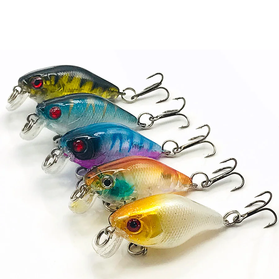 Искусственная/Жесткая/кренкбейт мини кренкбейт для карпа/окуня/форели