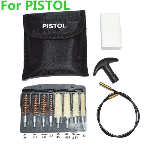 cleankit-pistol FIRECLUB удобный в переноске набор для чистки пистолета ручной стержень для пистолета профессиональные инструменты для чистки пистолета для ружья - Цвет: cleankit-pistol