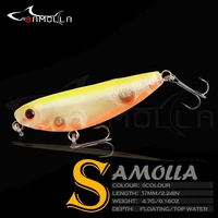 pesca saltwater fishing baits weights4 7g floating water wobblers pencil bait specially designed perch fish lure isca artificial