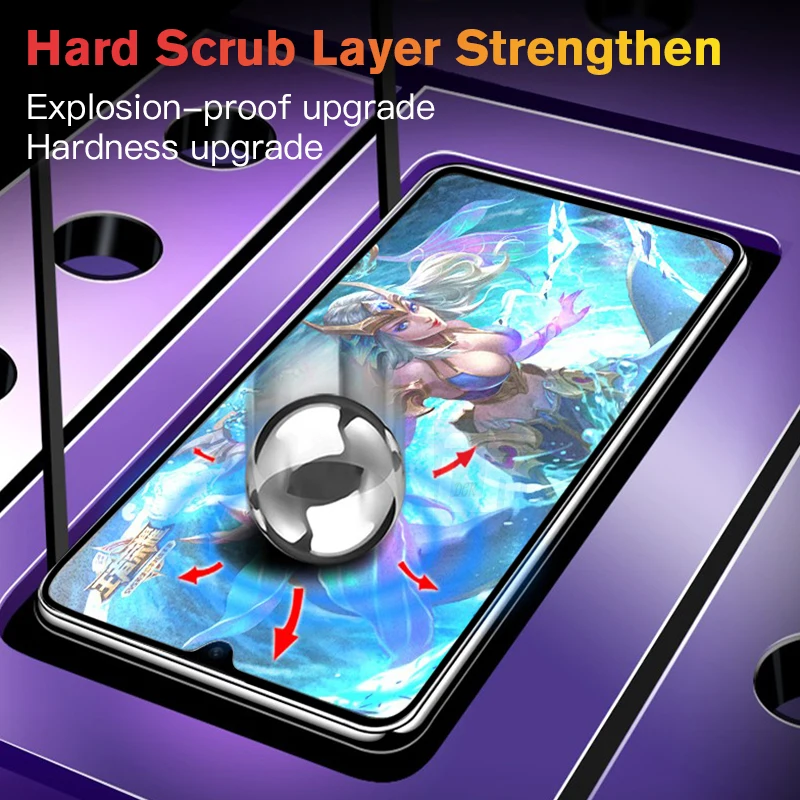 No Fingerprint Full Cover Matte Tempered Glass for Oneplus Nord N200 7T 6T 8T 10T Screen Protector for One Plus 9r Frosted Glass