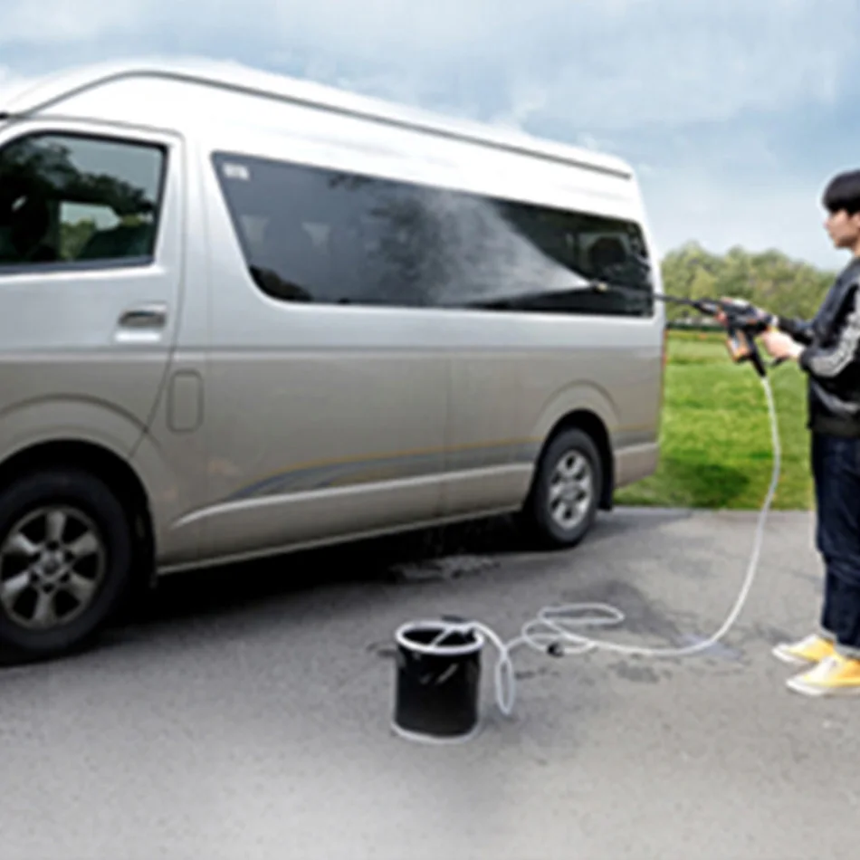 WG630E Беспроводной высокое Давление Автомобильная моющая машинка Портативный