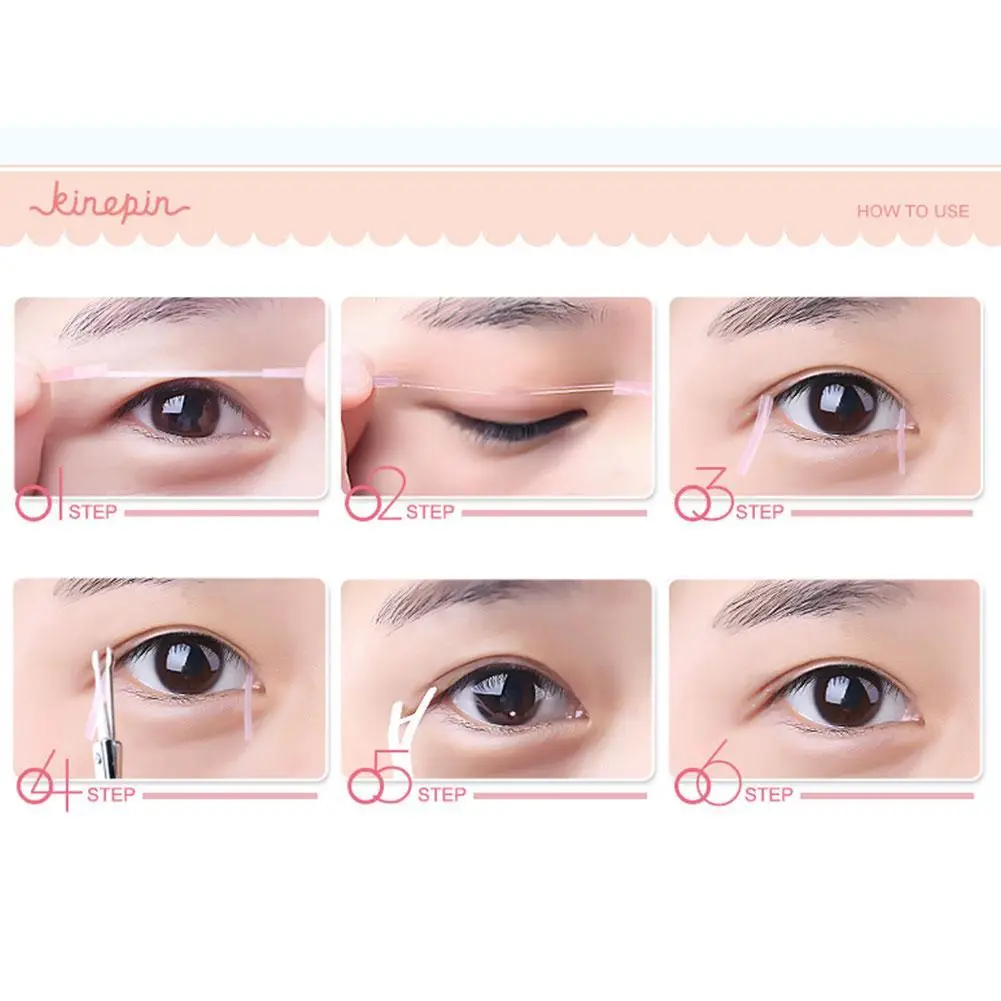 

Double Sided Adhesive Fiber Invisible Magic Stretchable Eyes Makeup Applicable All Sticker Skin Eye Tool Types Waterproof T S6I4