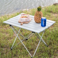 ultralight table camping pliable tableware outdoor barbecue table portable camping picnic mesa plegable aluminio desks jd50zz