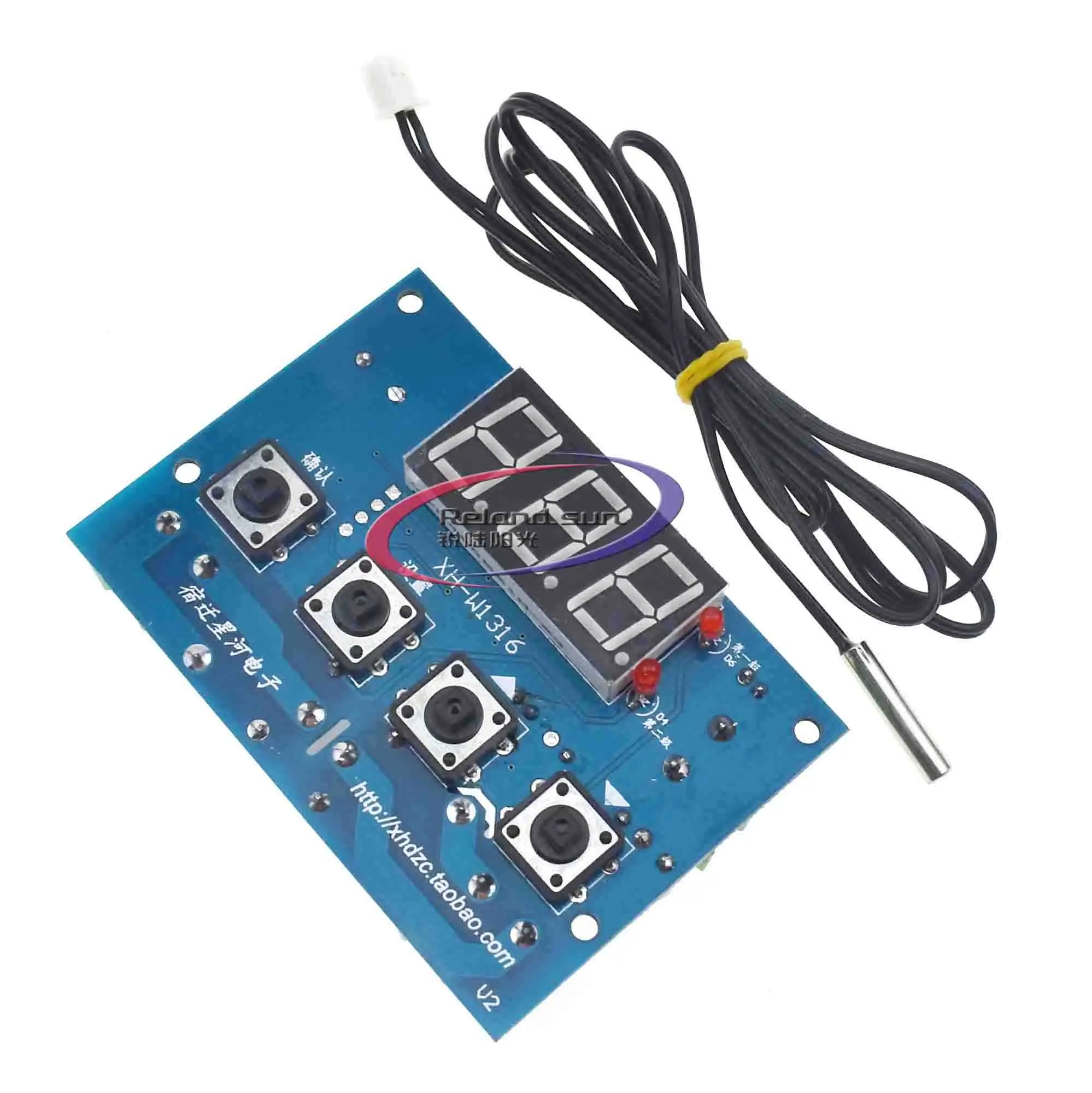 XH-W1316 Универсальный регулятор температуры + контроль ускорения двухсторонний