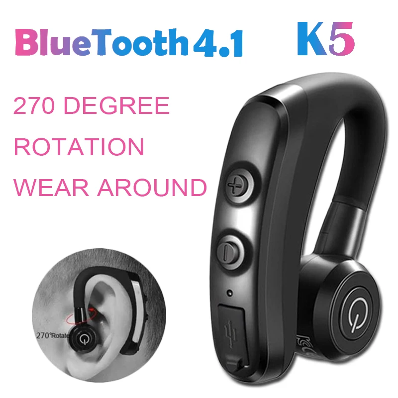 Bluetooth-наушники K5 TWS музыкальная гарнитура спортивные наушники работают на всех