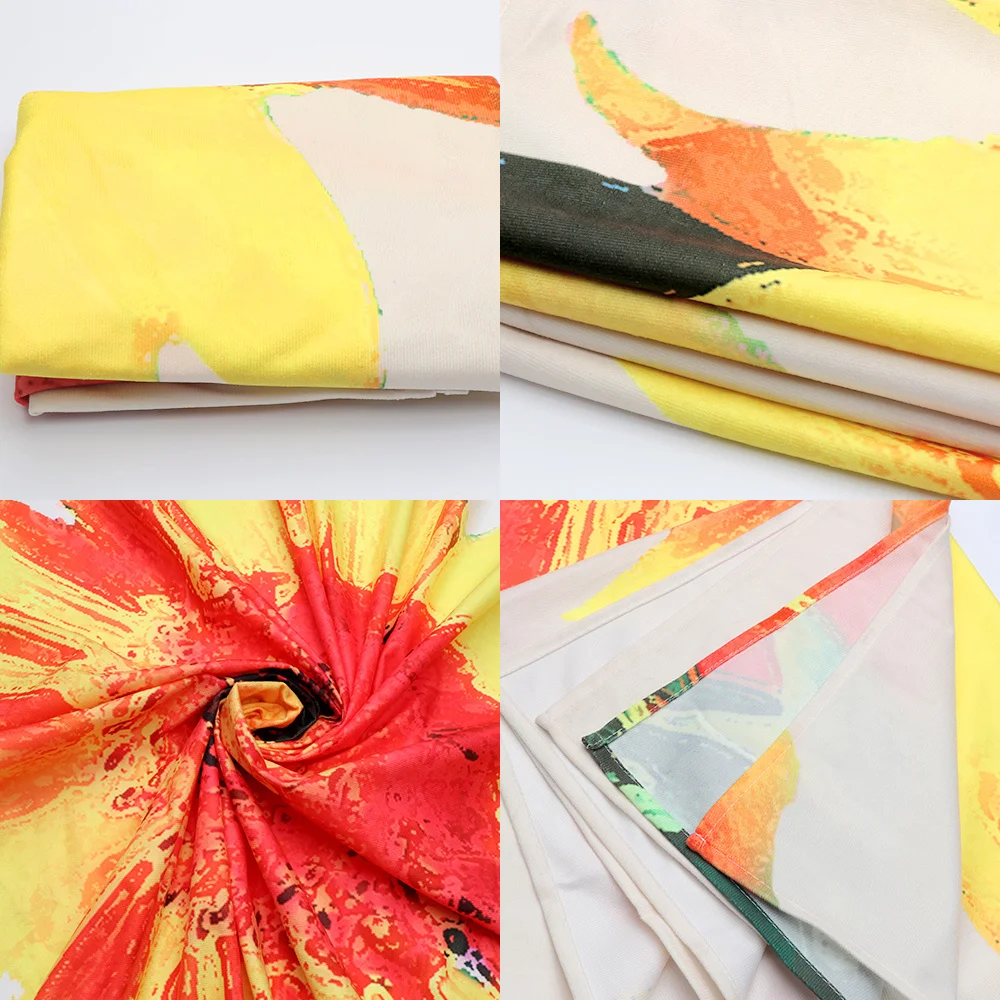 OHEART Подсолнух мягкий гобелен растительный цветок настенный Декор для дома ТВ фон